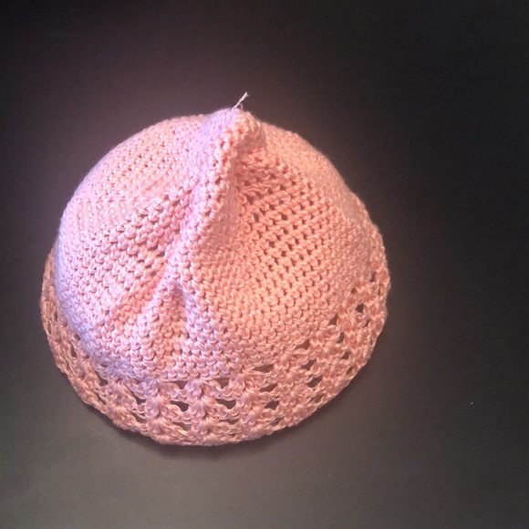 Hand crochet beanie cap for 2-3 yr. old child - Picture 5 of 5